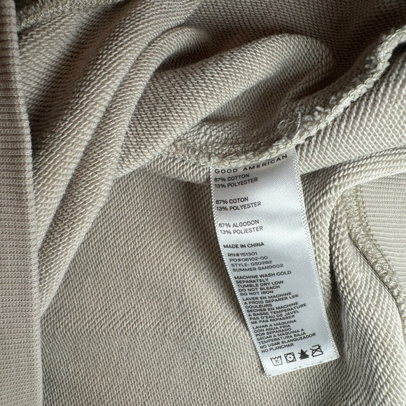 GOOD AMERICAN- Terry Sweatshirt - Picture 6 of 7